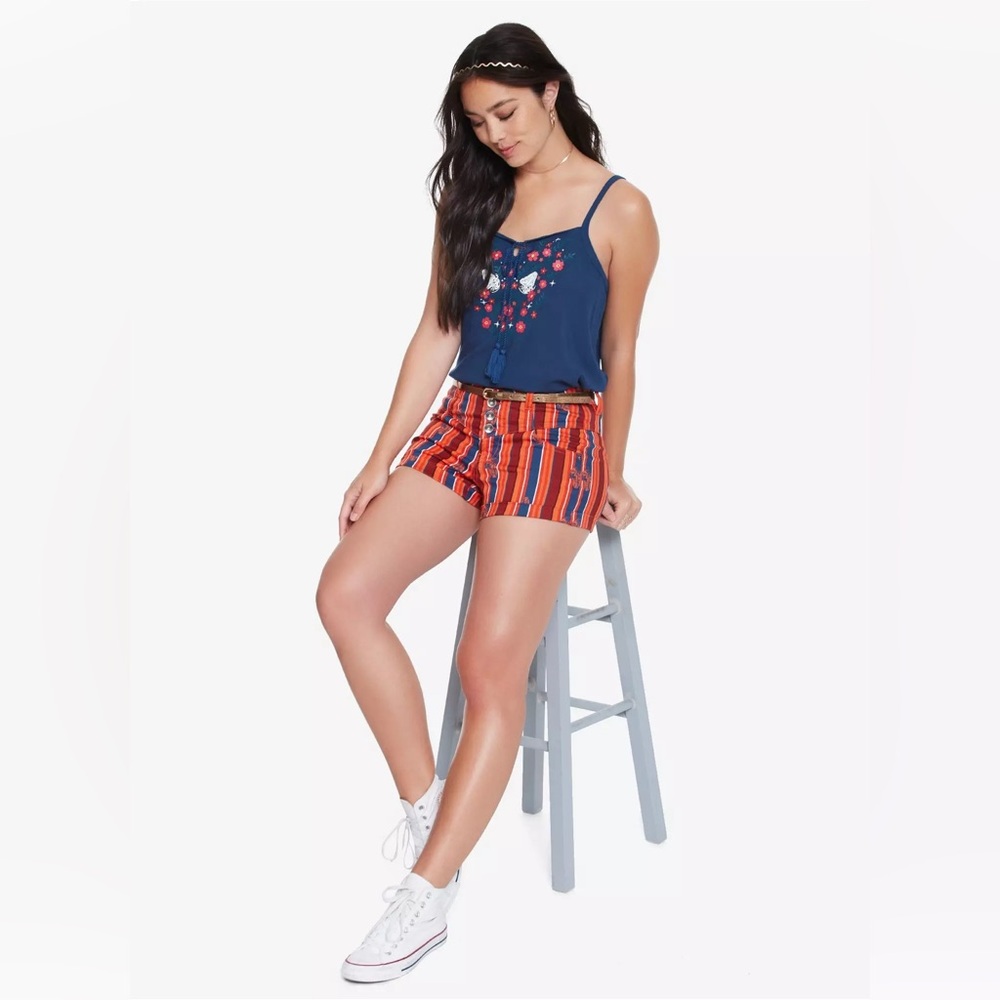 Her Universe Han Solo pinstriped high-rise shorts